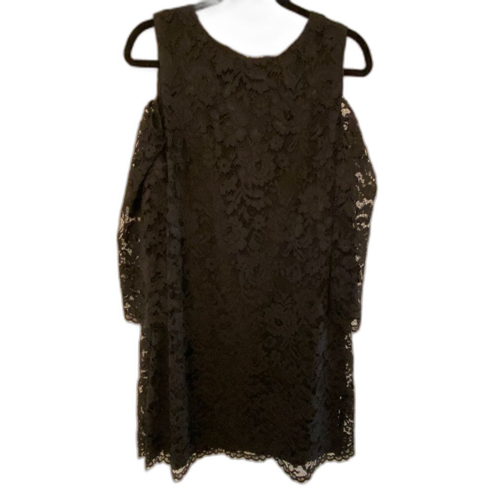 Jude Connally Black Classic Cutout Sleeve Dress Women's Sz Large